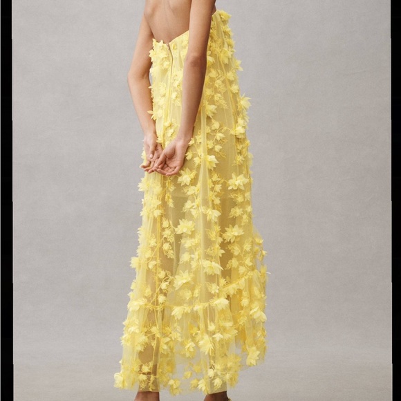 Anthropologie Helsi Athena Strapless Midi Gown - Picture 2 of 3